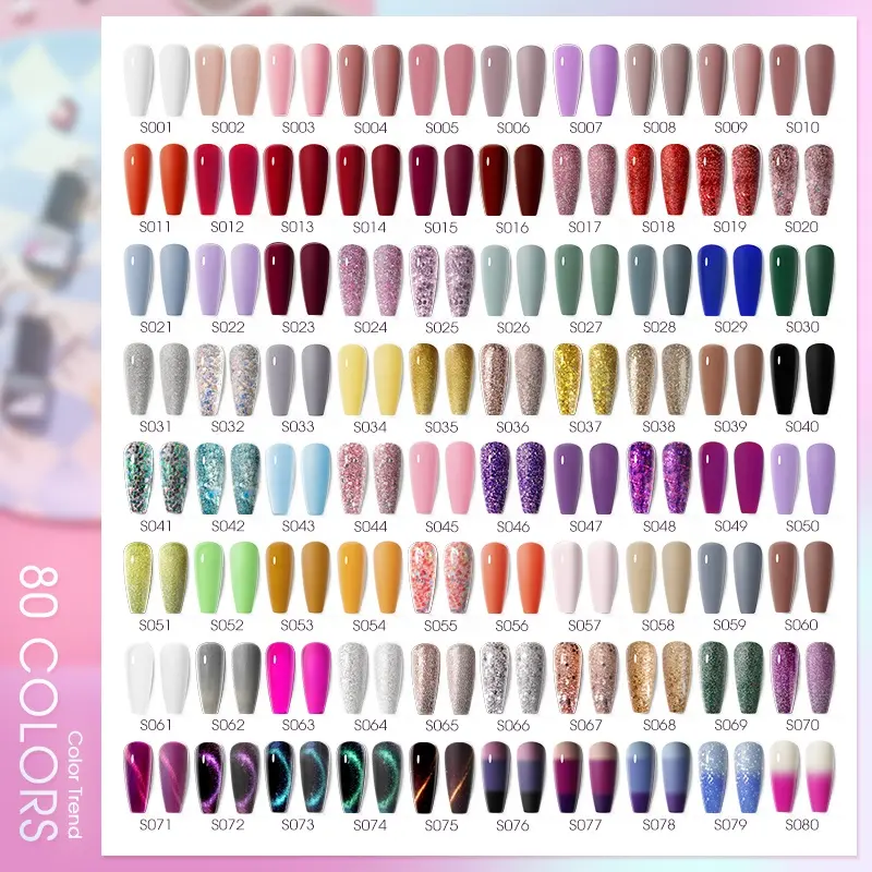 ROSALIND Nail Nguồn Cung Cấp Biểu Tượng Tùy Chỉnh Oem Vegan Nails Art Colors Gel Varnish Lacquer Bán Vĩnh Viễn Ngâm Tắt Uv Led Lamp Gel Polish