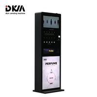 Última Máquina Expendedora Automática de Pie DKM para Perfumes en Aerosol con Pago con Tarjeta de Crédito para Calles Comerciales y Centros Comerciales