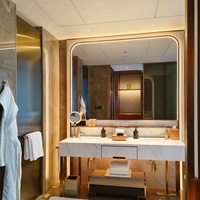 Téléviseur intelligent de luxe 22 pouces avec miroir dissimulé, étanche IP65, pour salle de bain, idéal pour hôtels quatre saisons, miroir TV standard pour salle de bain