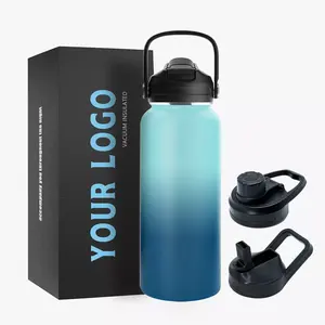 2023 Hot Sale 32 Oz Water Bottle Insulated Stainless Steel BPA Free Thermal Water Bottle