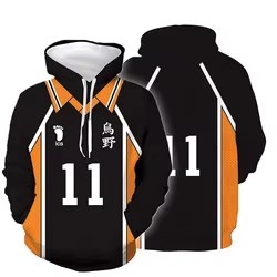 Sweat-shirts Haikyuu 2026 Style pour Hommes – Streetwear Amusant Anime Japonais Harajuku <span class=keywords><strong>Karasuno</strong></span> Fly High – Hauts Graphiques Unisexe pour Homme - Product Image 6