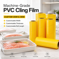 Biologisch afbreekbare clingfilm, composteerbare PLA PBAT transparante voedselveilige plasticfolie rol
