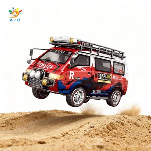 AJB 2.4G Delica 1:24 Auto RC Fuoristrada Proporzionale 4WD con Cavo USB, Telecomando 50M, Pronta all'Uso per 14+ Anni - Product Image 1