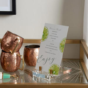 <span class=keywords><strong>Chevalet</strong></span> en acrylique trépied papeterie affichage en acrylique affichage en acrylique transparent <span class=keywords><strong>chevalet</strong></span> avec quincaillerie dorée - Product Image 3