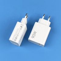 Adaptateur USB de charge super rapide 90W avec câble Type C 6A, chargeur de téléphone, alimentation rapide, chargeur mural pour téléphone portable