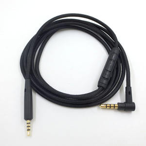 Câble de casque de jeu câble audio rayé avec microphone pour <span class=keywords><strong>BOSE</strong></span> QC45 QC35 <span class=keywords><strong>QC25</strong></span> OE2 - Product Image 3