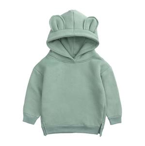Ropa de Primavera 2021 para Niños y Niñas, Sudadera con Capucha de Felpa con Orejas de Oso, Sudadera para Bebé - Product Image 3