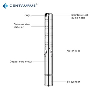 Pompe submersible solaire pour puits profond de 2 pouces à haute pression pour l'irrigation - Product Image 3