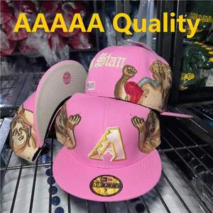 Gorra 59Fifty Ajustada de Ala Plana para Hombre, Nueva Colección 2025, Estilo Vintage 6 Paneles, Cierre Snapback, Equipo MLLB, Era Jon Stan 5A - Product Image 3