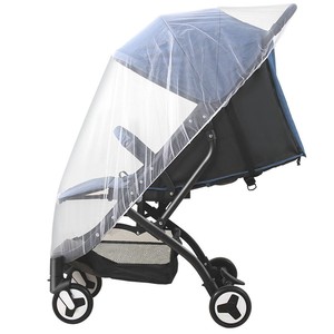 Parasol y mosquitera universal 2 en 1 para <span class=keywords><strong>cochecito</strong></span> <span class=keywords><strong>de</strong></span> bebé, tejido 100% poliéster, portátil, protección solar <span class=keywords><strong>de</strong></span> verano - Product Image 2
