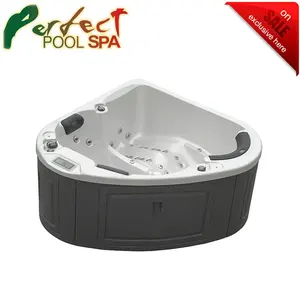 Fabrik preis 2 Personen Whirlpool Spa Pool Eck massage freistehende Badewanne für Hotel/Bad - Product Image 3