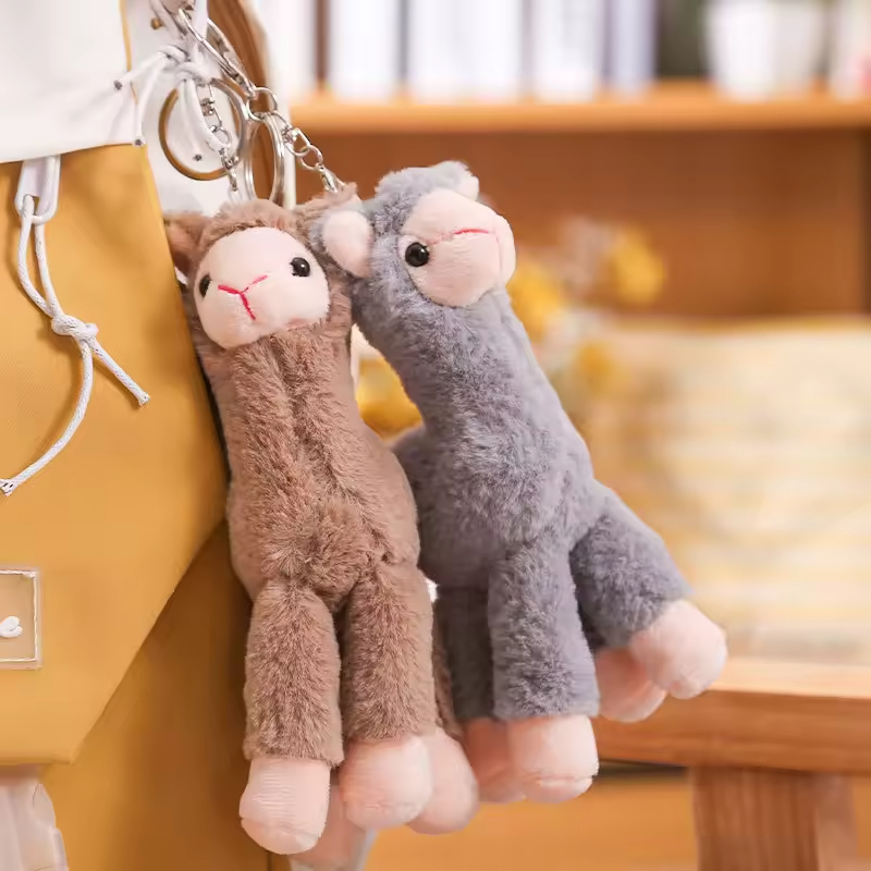 Кукла из альпаки, плюшевые брелки для ключей