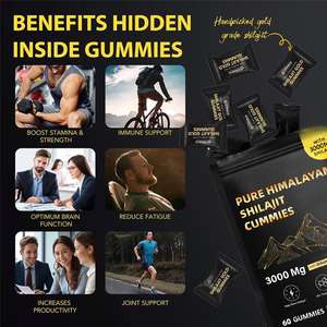 Caramelle Gommose di Shilajit, Integratore Alimentare da Coltivazione Selvatica per Adulti - Potenzia il Sistema Immunitario ed Energia, per Donne in Gravidanza - Product Image 5