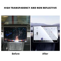 Protection d'écran en verre trempé pour Model Y, protection d'écran tactile, accessoires intérieurs de voiture