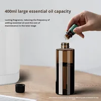 Diffuseur d'arômes mural entièrement automatique avec minuterie, 400 ml, à brancher sur une prise, pour une utilisation domestique et commerciale, batterie intelligente
