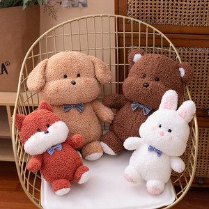 ของเล่นตุ๊กตาผ้านุ่มๆรูปกระต่ายจิ้งจอกนุ่มทันสมัยเรียบง่ายคุณภาพสูงตุ๊กตาสัตว์ของเล่นตุ๊กตาสไตล์เล็บของขวัญวันเกิด - Product Image 2