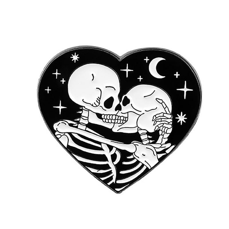 Broche papillon skull. Site français livraison en 48h - Lyly La
