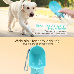 Bouteille d'eau portable 3 en 1 avec récipient alimentaire pour chien, pour les voyages en plein air - Product Image 5