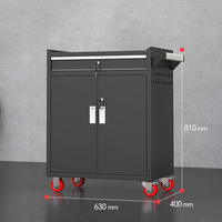 Coffre à outils roulant robuste avec tiroirs |   Armoire à outils mobile OEM/ODM avec serrure à clé, capacité de charge de 100 kg pour garage et atelier