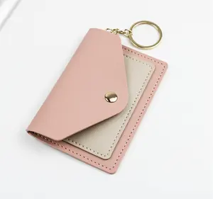 New Arrival PU Leather Colorful PU Leather Wallet Money Clip Wallet for Men And Women Gift