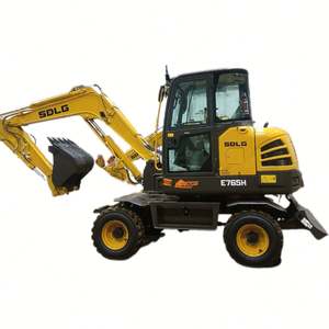 Nuevo precio Excavadora Nueva excavadora Marca China SDLG E765H Excavadora sobre orugas Equipo pesado Minería en venta - Product Image 1