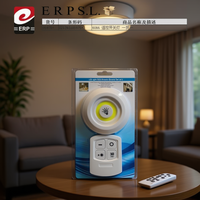 Lámpara LED Moderna de Plástico con Control Remoto, Juego de 3, CA 220V 50Hz, para Uso Doméstico, Modelo 05975