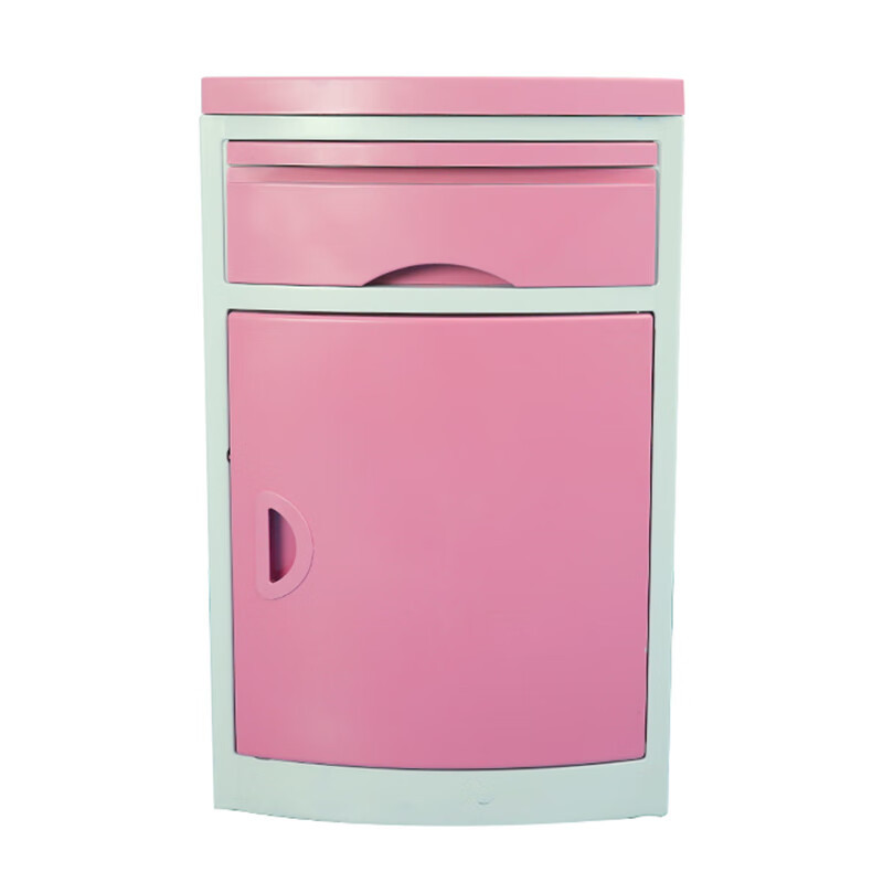 Petite table de chevet rose