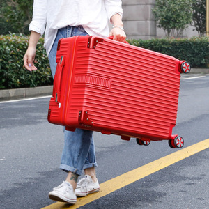 Valise à roulettes pour femme de 20 pouces avec roues pivotantes à 360 degrés, fermeture éclair de couleur unie, valise de voyage d'affaires - Product Image 3