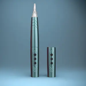 Tattoo Machine Kit Draadloze Tattoo Pen Met 2 Batterijen Voor Wenkbrauwen Lippen Eyeliner Permanente Make-Up