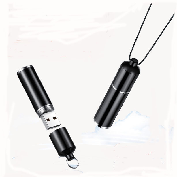 One-key Recording  Voice Activated   HD Noise Reduction   Necklace  Pendant Voice Recorder for Learning and Interview