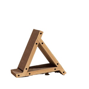 Griffoir et tapis pour <span class=keywords><strong>chat</strong></span> <span class=keywords><strong>en</strong></span> <span class=keywords><strong>bois</strong></span> naturel, <span class=keywords><strong>arbre</strong></span> à <span class=keywords><strong>chat</strong></span> pour chats d'intérieur - Product Image 5