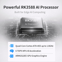 AIBox-3588C Rockchip RK3588 Computadora Industrial de Borde, 8GB, 6Tops NPU, 4G LTE, Android 12, Mini PC Robusta Integrada para Fábrica Inteligente