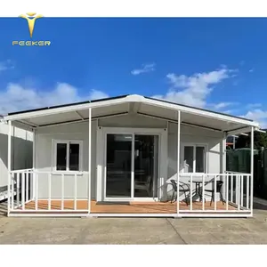 Tiny house Hause Fertighaus Modular Steel Homes 40ft erweiterbares Versand container haus mit Badezimmer