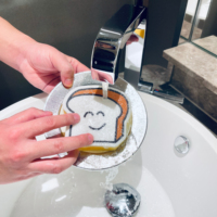 Éponge en mousse multicouche personnalisée pour le nettoyage des surfaces de cuisine et de salle de bain, absorbante, pour la cuisinière et les robinets
