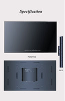 Écran d'épissure d'affichage à cristaux liquides LCD 4K mince et étroit de 1.8mm, affichage publicitaire