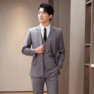 Conjunto de Traje para Hombre para Primavera y Otoño - Ropa Profesional para Tiendas 4S, Venta de Autos, Seguros, Oficinas Inmobiliarias - Tienda 4S U - Product Image 4