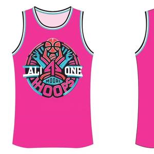 Uniformes de baloncesto personalizados al por mayor-Jersey de malla de verano, base en blanco para el logotipo del equipo, colores negro/rojo disponibles - Product Image 5