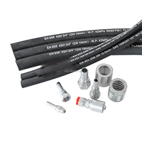Tuyau flexible de laveuse en caoutchouc hydraulique haute pression Blince avec connecteur pour le nettoyage de lavage de voiture à Jet