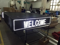 Enseignes commerciales personnalisées pour devantures de magasins, signalétique LED, logo, enseignes 3D, éclairage extérieur