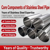 Tube en acier inoxydable sans soudure 304 316L haute pression pour système de pipeline de raffinerie pétrochimique