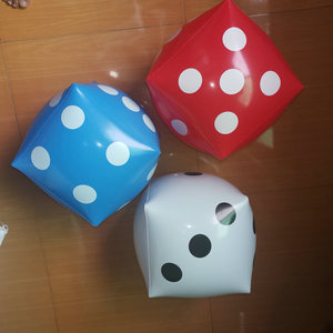 Juguete de dados inflable de 30 cm de PVC, accesorio de juego divertido para aliviar el estrés para niños - Product Image 1