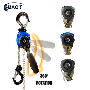 Baot thép mini Ratchet đòn bẩy Palăng Trọng lượng nhẹ đòn bẩy chuỗi khối cho khách sạn hiệu quả nâng kéo & căng hoạt động - Product Image 2
