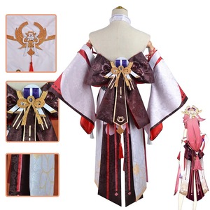 <span class=keywords><strong>Genshin</strong></span> <span class=keywords><strong>Impact</strong></span> Yae <span class=keywords><strong>Miko</strong></span> Cosplay disfraz Guuji Yae Fancy Outfits Guuji conjunto completo Guuji Yae vestido Headwear juego traje - Product Image 4
