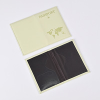Porte-passeport en cuir PU imperméable, étui pour passeport avec organisateur de cartes d'identité, de cartes bancaires et de documents, protection pour les voyages