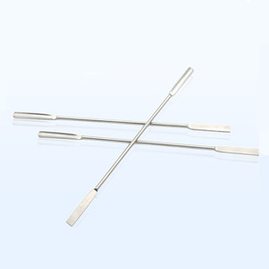 Espátula y Cuchara Semi-redonda de Acero Inoxidable de 180 mm, Pulida, en Forma de U, de HAIJU LAB - Product Image 5