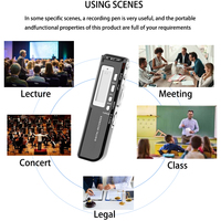 Enregistreur vocal numérique multifonctionnel portable pour réunions et rapports