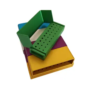 30 Gaten Autoclavable Tandheelkundige Desinfectie <span class=keywords><strong>Aluminium</strong></span> Tandheelkundige Burs Houder Doos Tandheelkundige <span class=keywords><strong>Endo</strong></span> Bestand Doos - Product Image 1