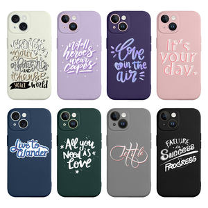 Funda de teléfono móvil de silicona suave personalizada OEM para <span class=keywords><strong>iPhone</strong></span> 15 14 Pro Max 13 12 X funda de teléfono de silicona líquida con estampado de flores - Product Image 5