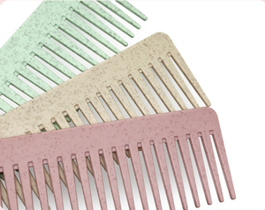 Juego de peines para peinar el cabello más popular, cepillo para cabello mojado, cepillo desenredante, peine de dientes anchos, cepillo desenredante de paja de trigo - Product Image 5