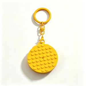BLOCKMOC 8×8 Porte-clés en briques de construction colorées à clipser, en plastique, accessoire de sac disponible pour cadeau de fête - Product Image 3